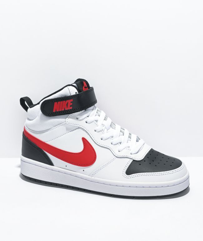 nike black red and white